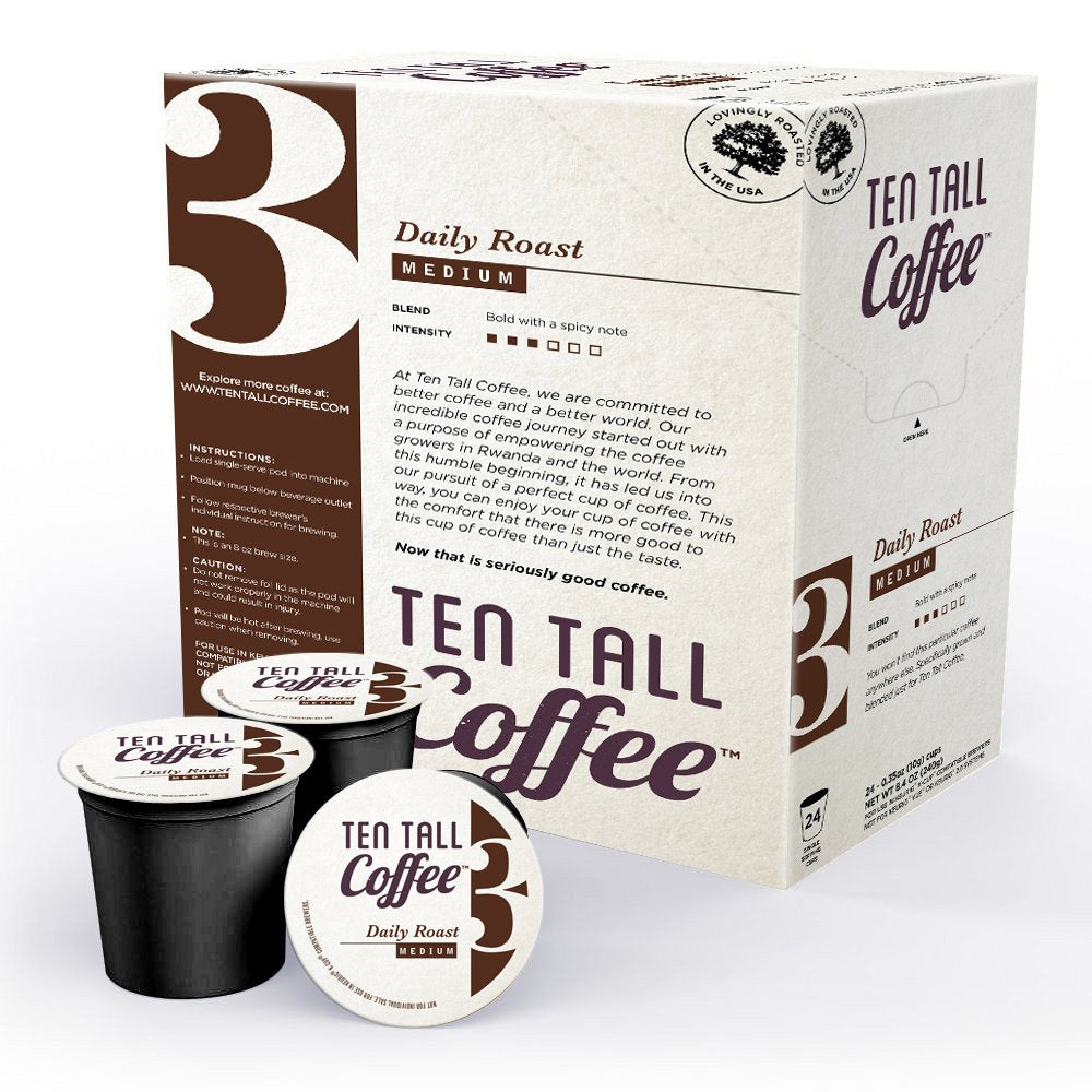 Ten Tall Daily Roast Coffee Single Brew Cup