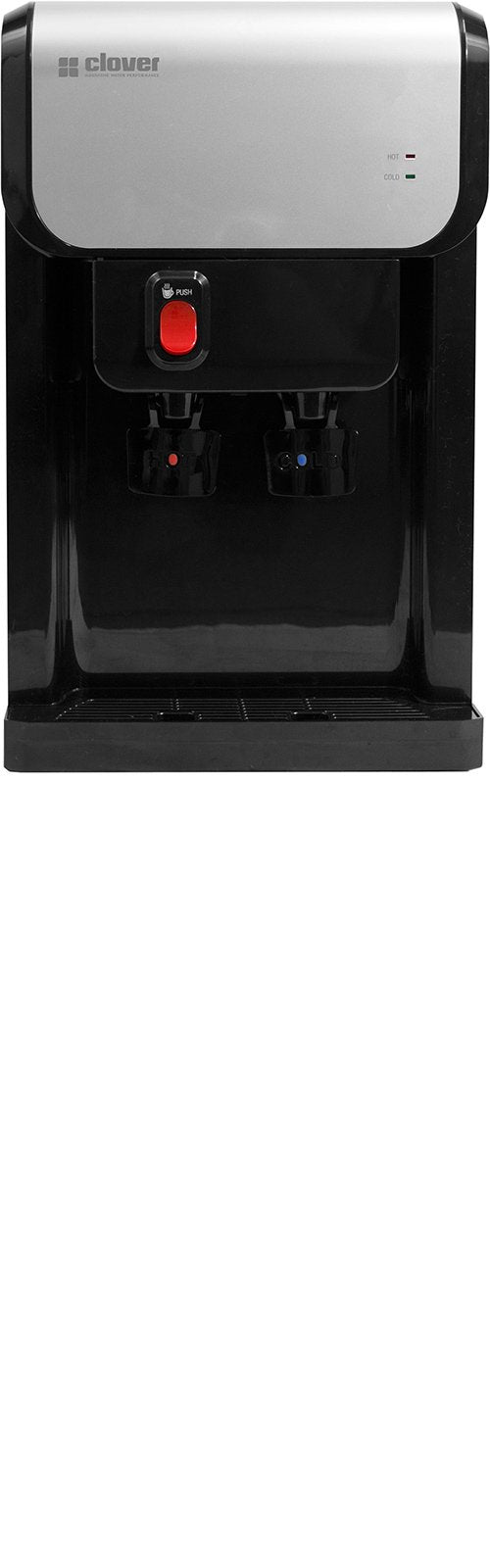 Clover D1BK Hot and Cold Countertop Bottleless Water Dispenser with