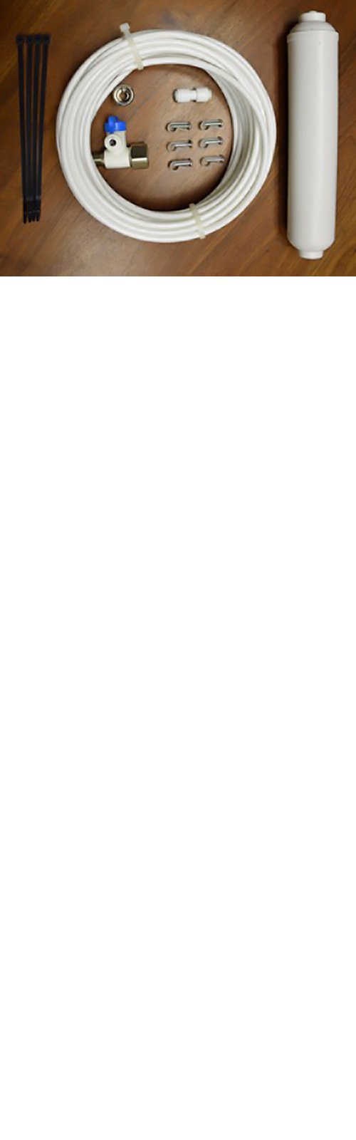 Clover D7A Hot and Cold Bottleless Water Dispenser with Install Kit and Filter White