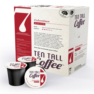 Ten Tall Columbian Coffee Single Brew Cup