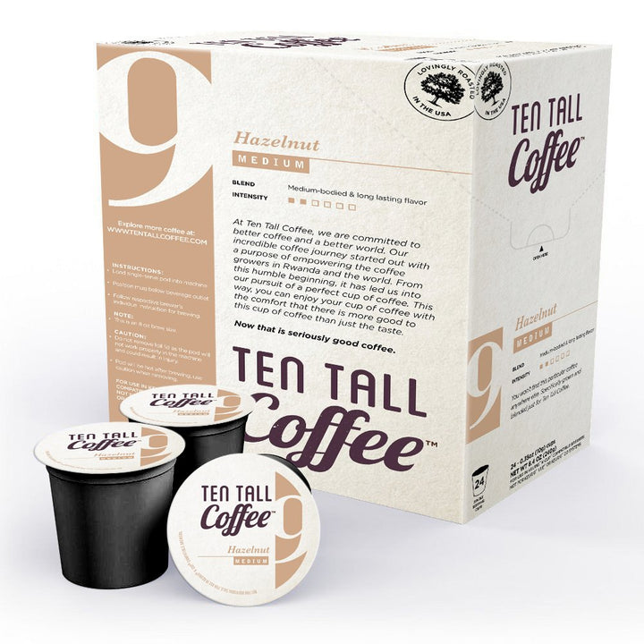 Ten Tall Hazelnut Coffee Single Brew Cup