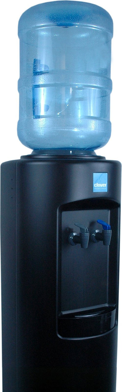 Clover B7B Room Temp and Cold Bottled Water Dispenser Black Refurbished