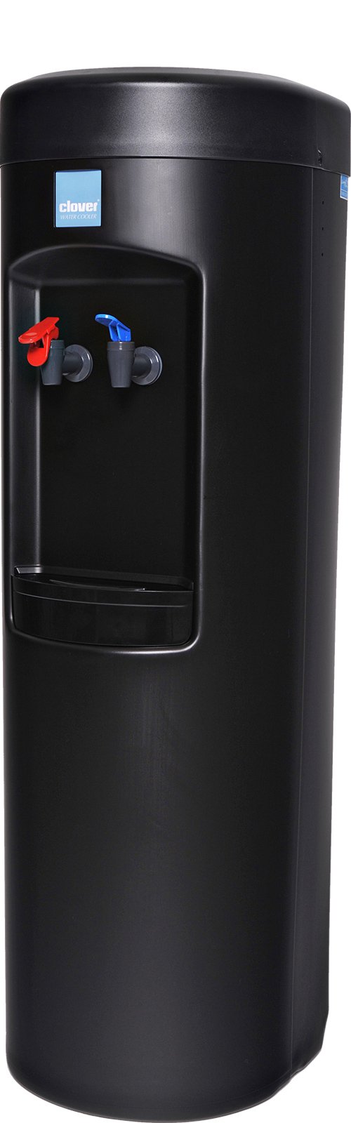 Clover D7A Hot and Cold Bottleless Water Dispenser with Install Kit Black