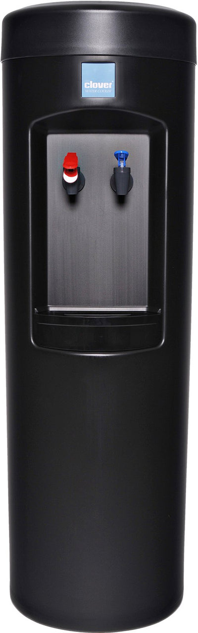 Clover D7A Hot and Cold Bottleless Water Dispenser with Install Kit and Filter Black